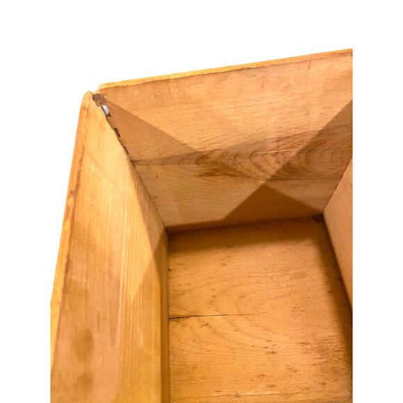 Set of 5 Nesting Wooden Canisters Vintage Rooster Cookies Flour Sugar Coffee Tea - Picture 5 of 8